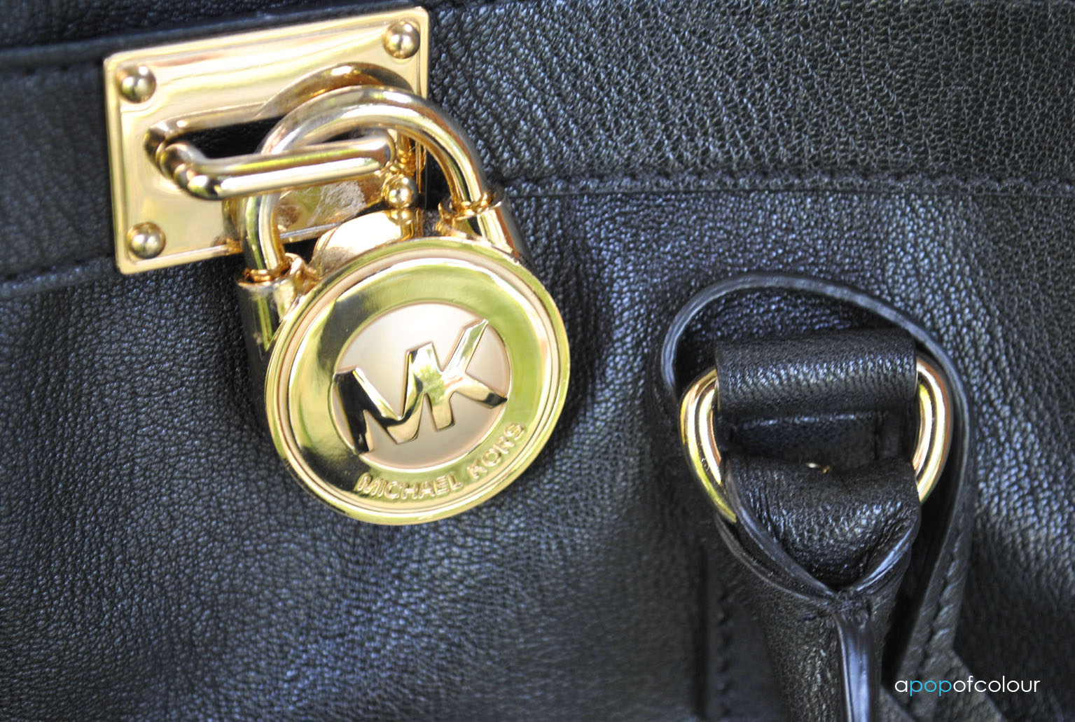 mk purse with lock