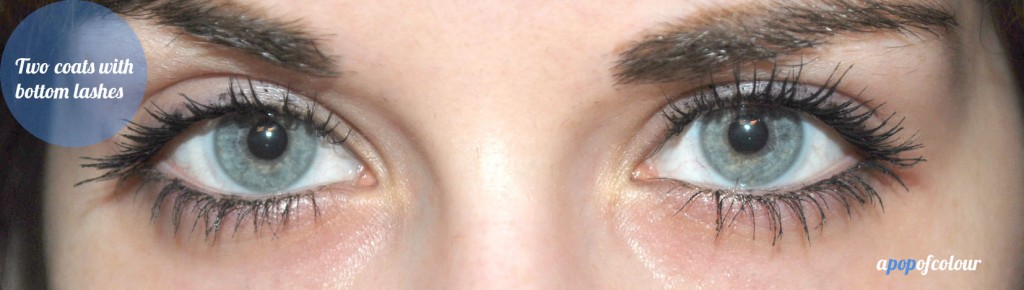 with botom lashes